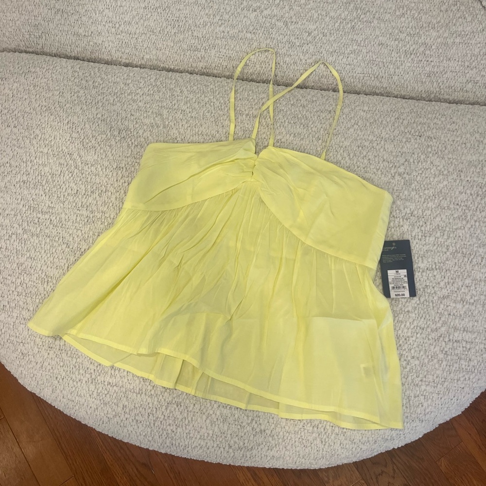 Strappy Yellow Tank